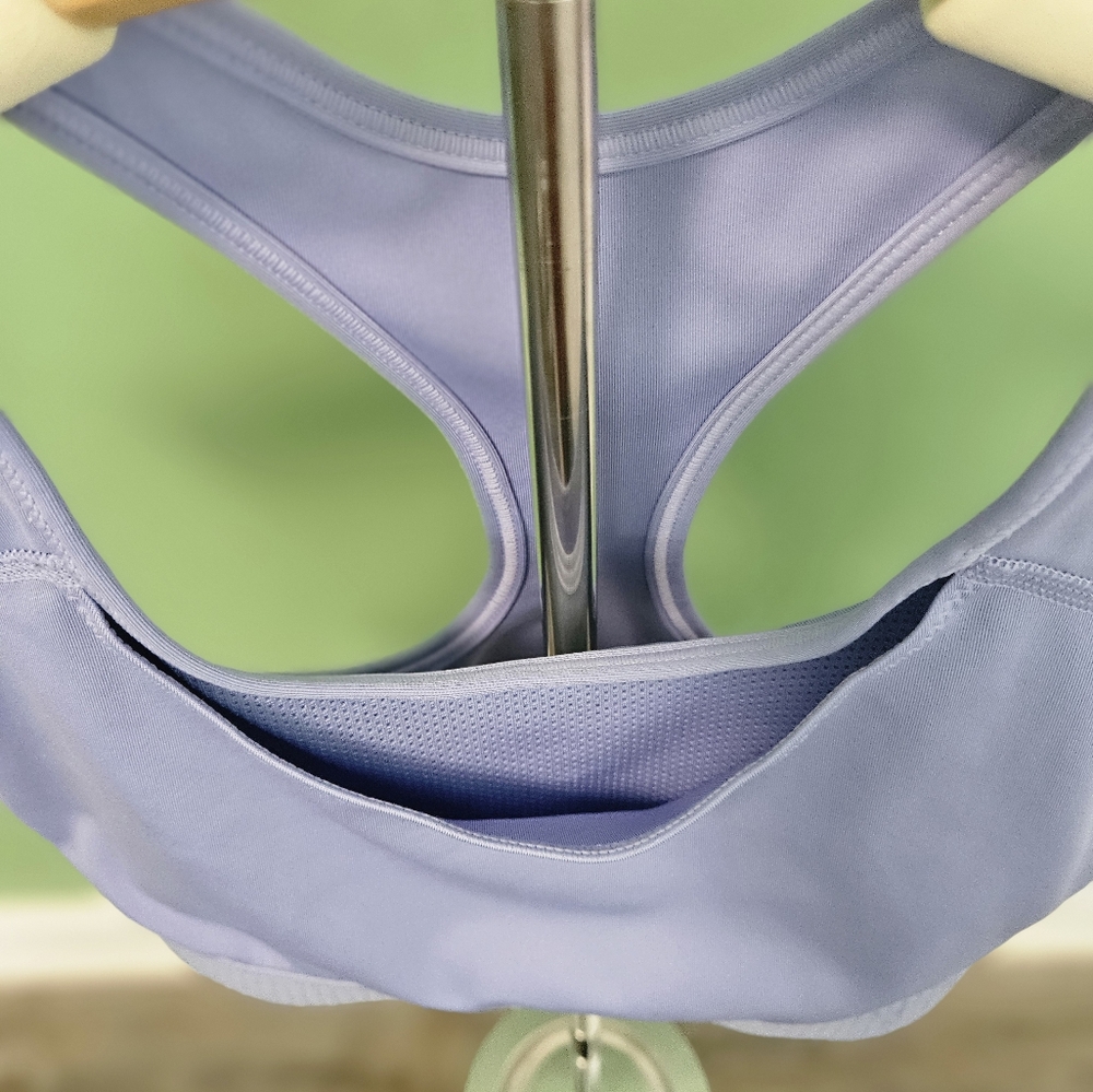 Nike Women's Dri-Fit Sports Bra w/ Pocket - Lilac Ice - Picture 6 of 9